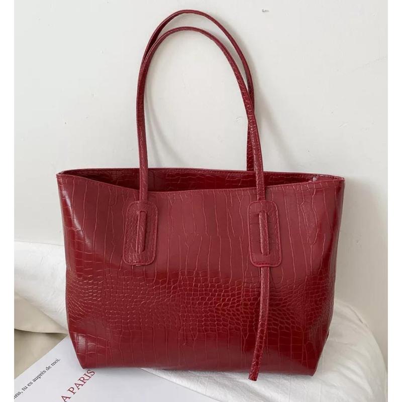 Product Introduction of Prisa - TOTE BAG JOANA/ TAS WANITA CROCO/TAS CROCO FASHION WANITA SIMPLE 3