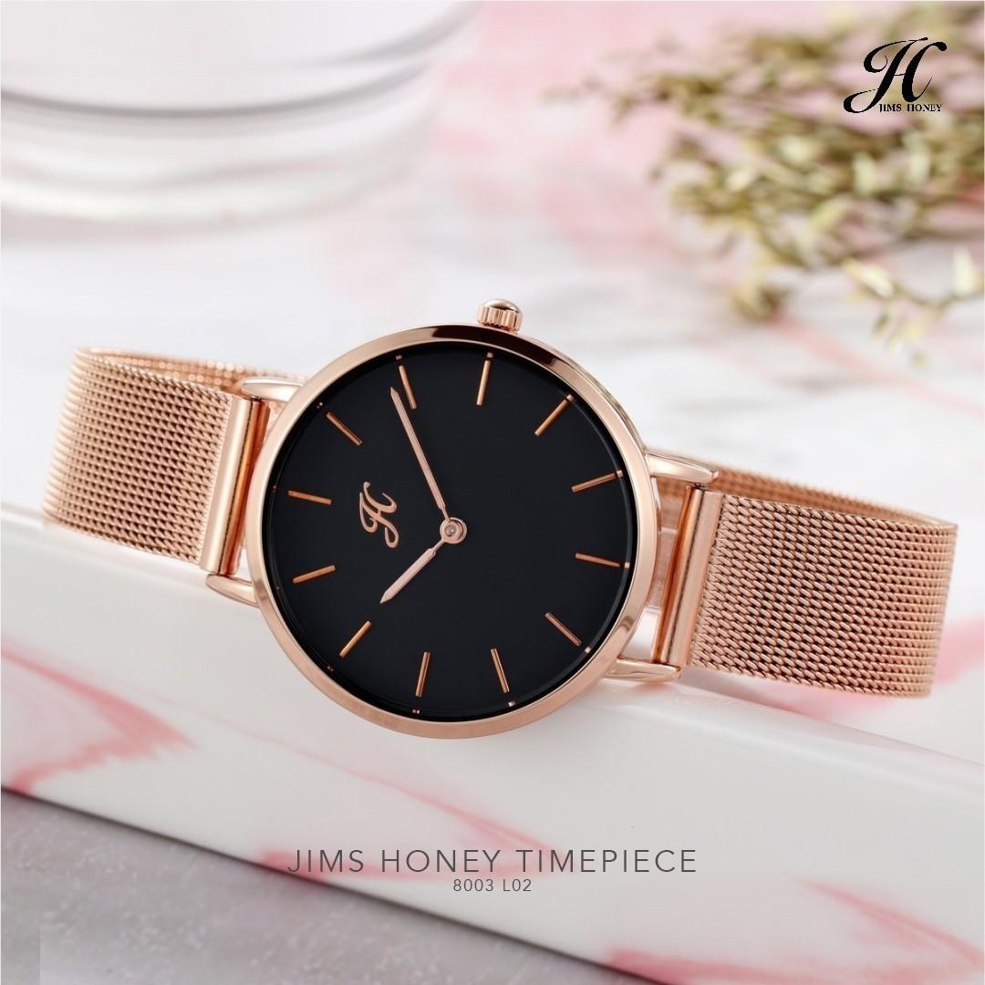 JIMS HONEY JAM TANGAN WANITA 8003 (FREE BOX + BATERAI)