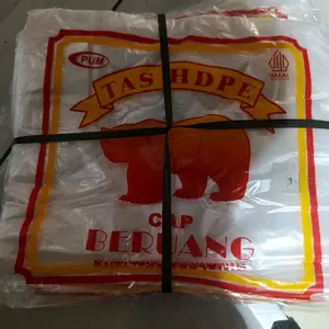 kantong plastik bening 1 ikat isi 5 pak ukuran 24
