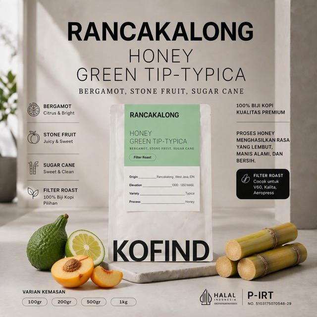 Gambar Kopi Arabica Rancakalong Honey Typica 100gr-1kg - Biji/Bubuk Specialty Notes Bergamot Sugar Cane Filter Roast KOFIND dari KOFIND Coffee co. Kota Surabaya Tokopedia