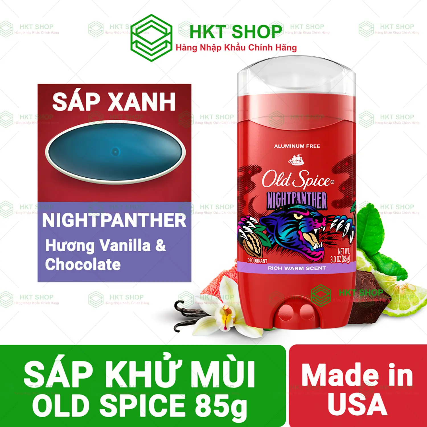 NightPanther 85G sáp xanh