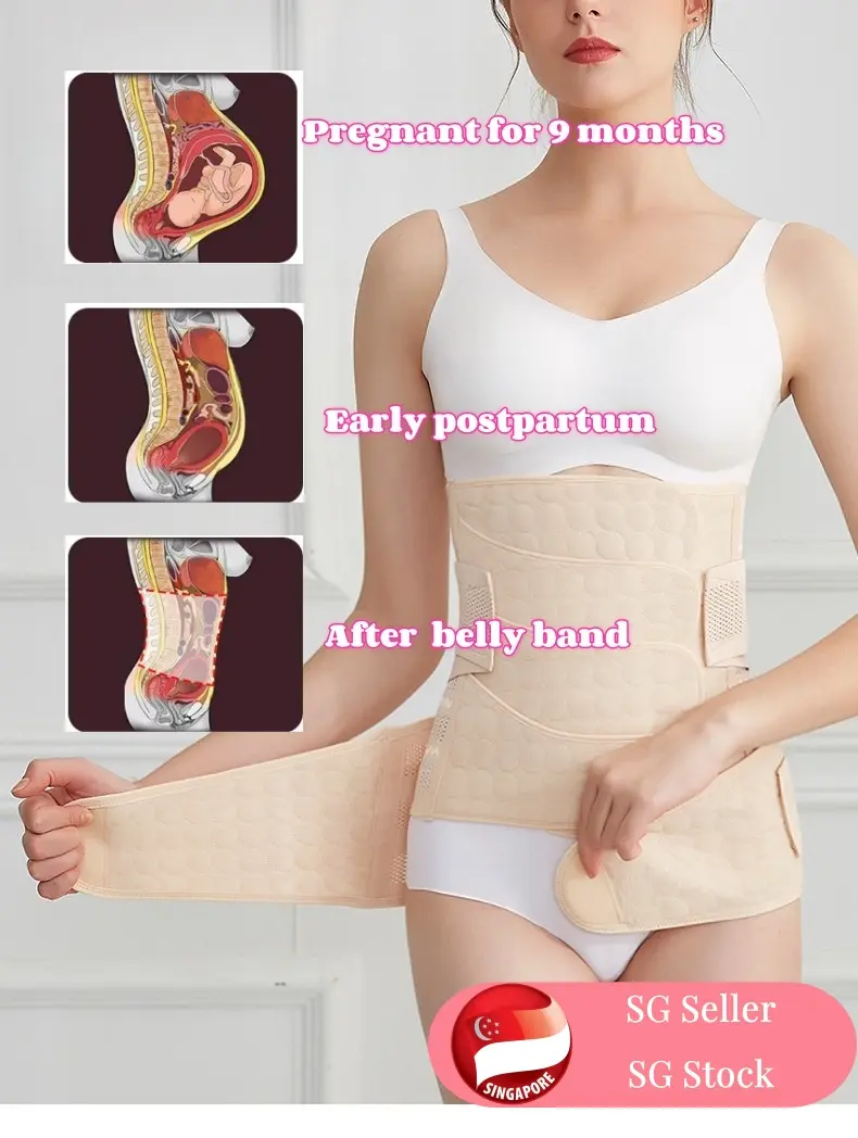 【SG STOCK】2Pcs Maternity Abdominal Binder Marernity Bersalin Postpartum shape Women’s Corset Belt