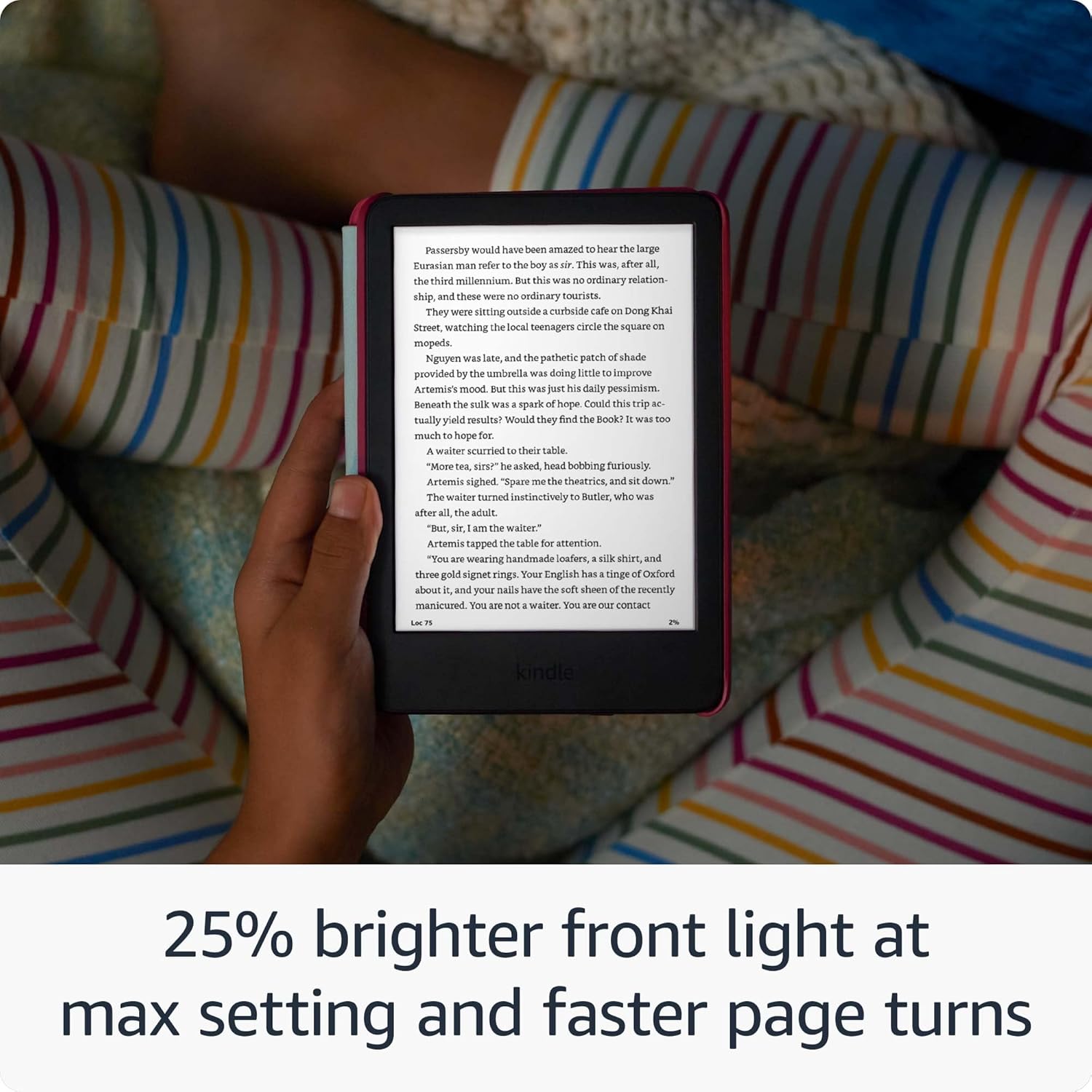 Amazon Kindle Kids 16GB (newest model) - includes ad-free books and cover, with glare-free display, faster page turns