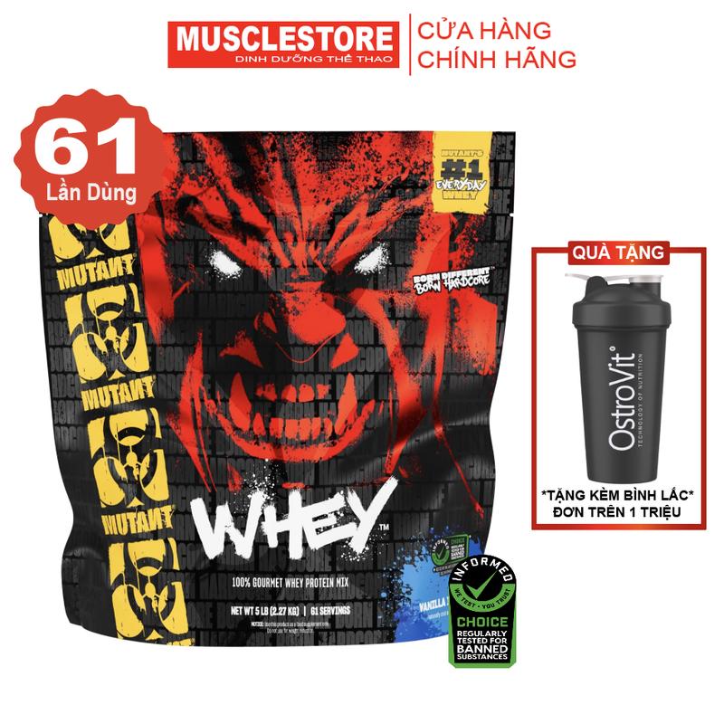  Sữa Bột Mutant Whey Protein 5Lbs  2,3kg  | Made In Canada 