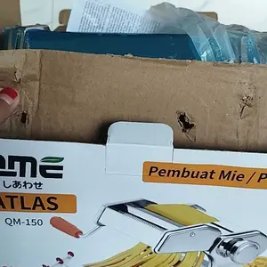 Pasta Maker Atlas  Gilingan Mie, Molen, Pangsit Cetakan Mie Penggiling Pencetak Pasta Kue alat mesin Pizza