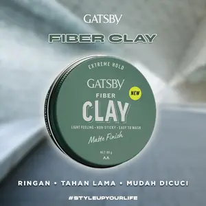 Gatsby Fiber Clay Matte Finish 30gr