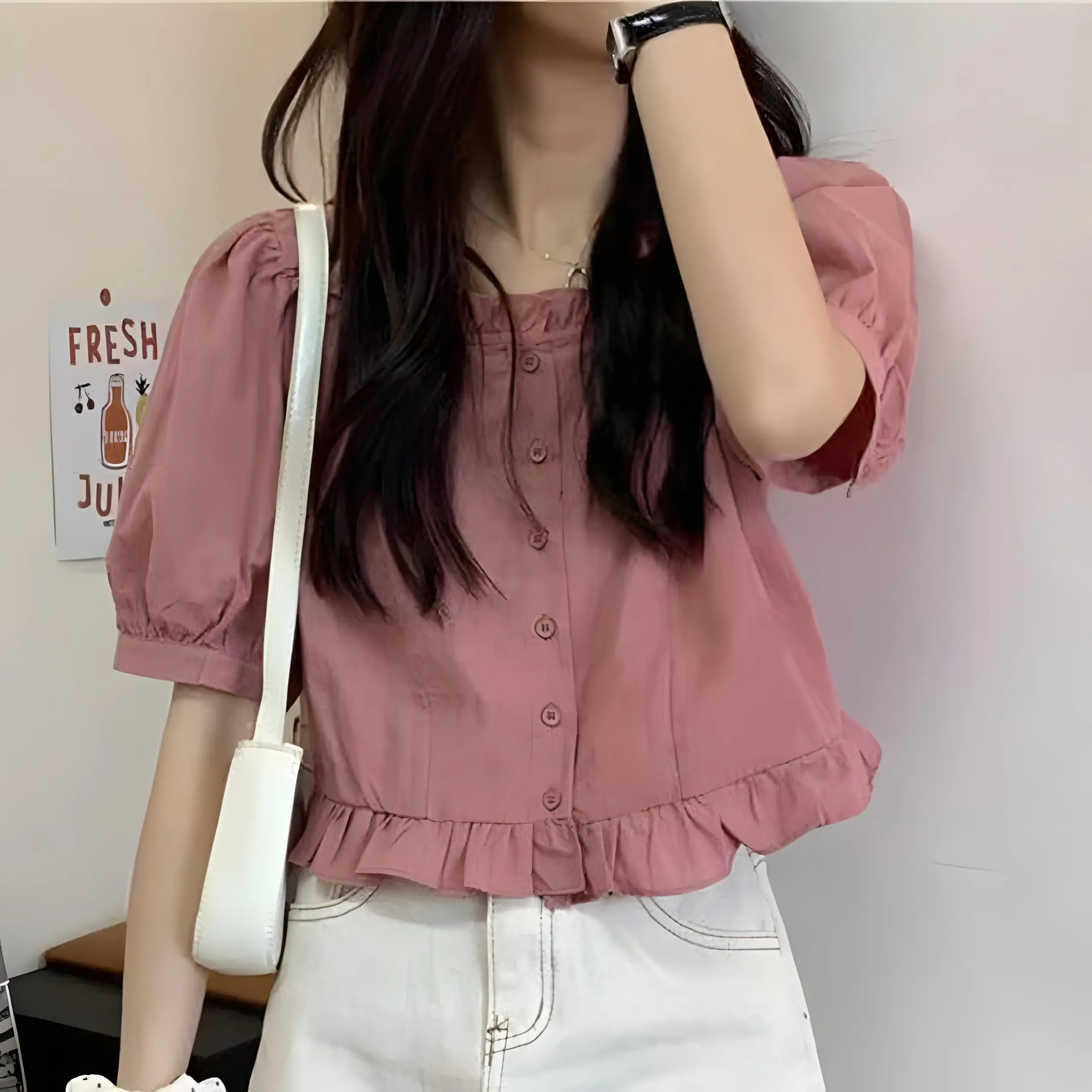 B1-75 BLUS & KEMEJA KOREAN STYLE TEBUS MURAH