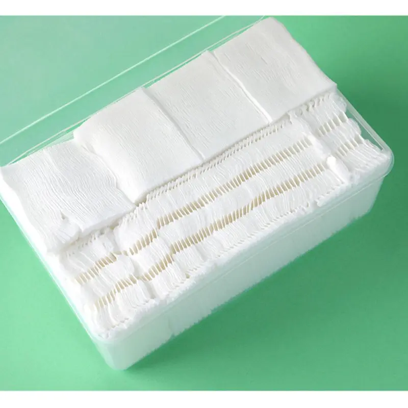 [FREE GIFT] MINISO Facial Cotton Pads 75pcs Tebal + 400pcs Tipis Kapas Pembersih Makeup Make Up Bantalan Kapas Kotak Kapas Pembersih Wajah Kapas Kecantikan 2