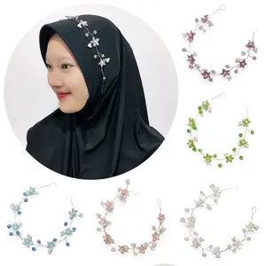 Leona Lily Beads Headpiece Hairpiece Hijab Tiara Hiasan Kepala Fairy Handmade Fashion
