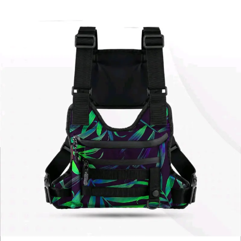 RASANTI DMAJ STORE Tas Dada Pria Motif Printing Bahan Kodura Casual Stylish dengan Tali Adjustable & Desain Eksklusif tasdadatermurah taskekinian 2