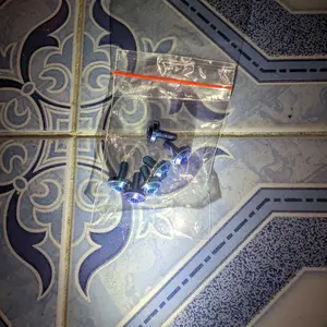 Baut M6x15 Big Head Drat 10 panjang 1,5cm Titanium