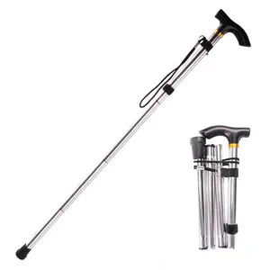 Tongkat Gunung Hiking Trekking Pole Telescopic 4 Section Foldable