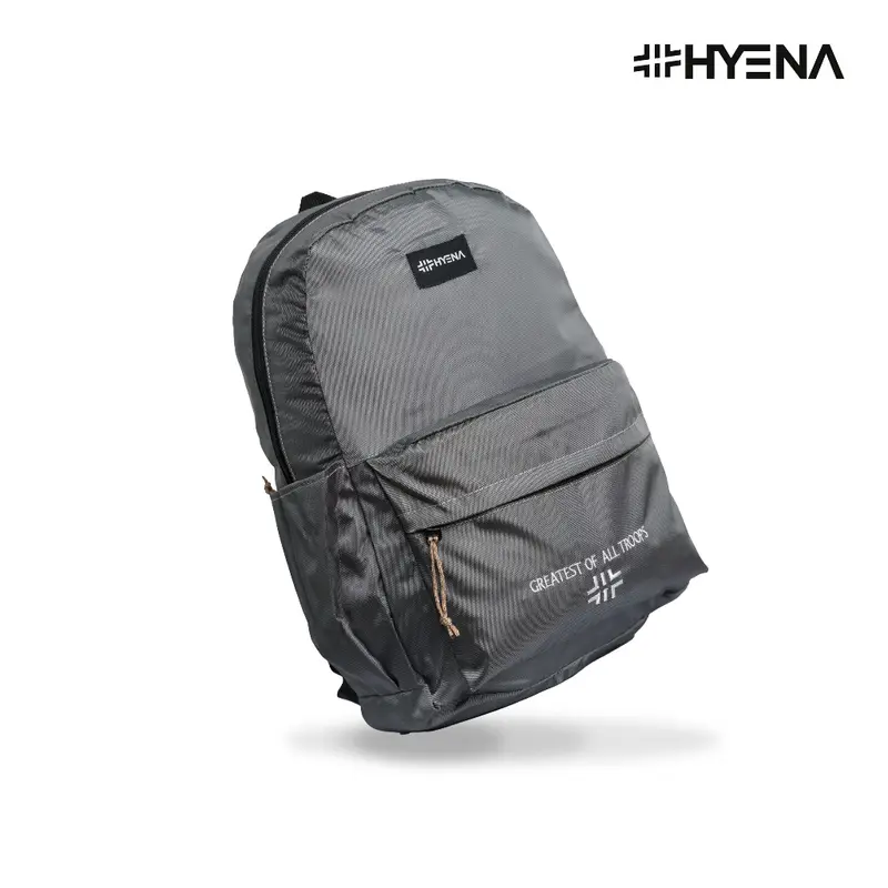 HYENA - Ransel Tas Polos Simply Backpack Collyn S Series Premium Pria Wanita Sekolah Kuliah Kerja (AF87) 0