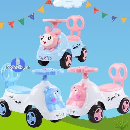 FREESHIPXE CHÒI CHÂN HEO PEPPA XE CHÒI CHÂN THỎ CUTE CHO BÉ YÊU