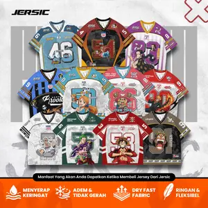 Jersey Anime One Piece Unisex Oversize Streetwear Bahan Adem Dry Fit - Jersic