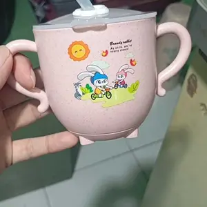 [COD] SK C381 C382 Gelas Jerami Gelas Minum Anak Anti Tumpah Bahan Jerami kuning kitchenware