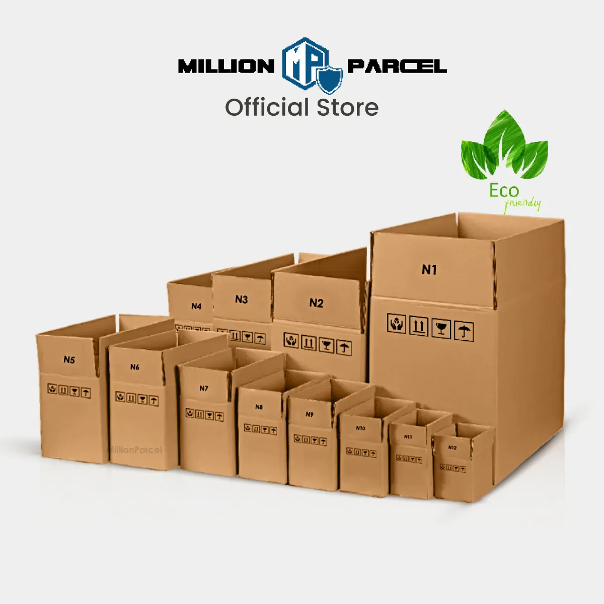 MillionParcel Carton Box N | Packing Box | Moving Box | Cardboard box | Boxes for Moving | Delivery box | Storage Box