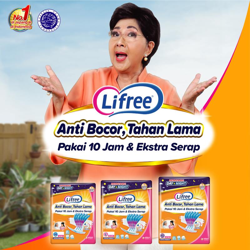 Lifree Popok Dewasa Perekat M 27 E-Box 4