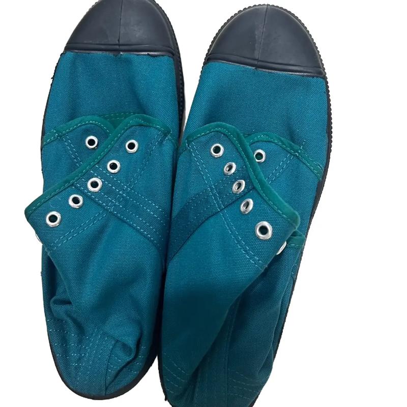 ( Có dây cột) Giày vải dân quân,giày vải cao cổ, giày đi phượt, giày leo núi, giày lao động mày xanh cổ vịt Cao Su