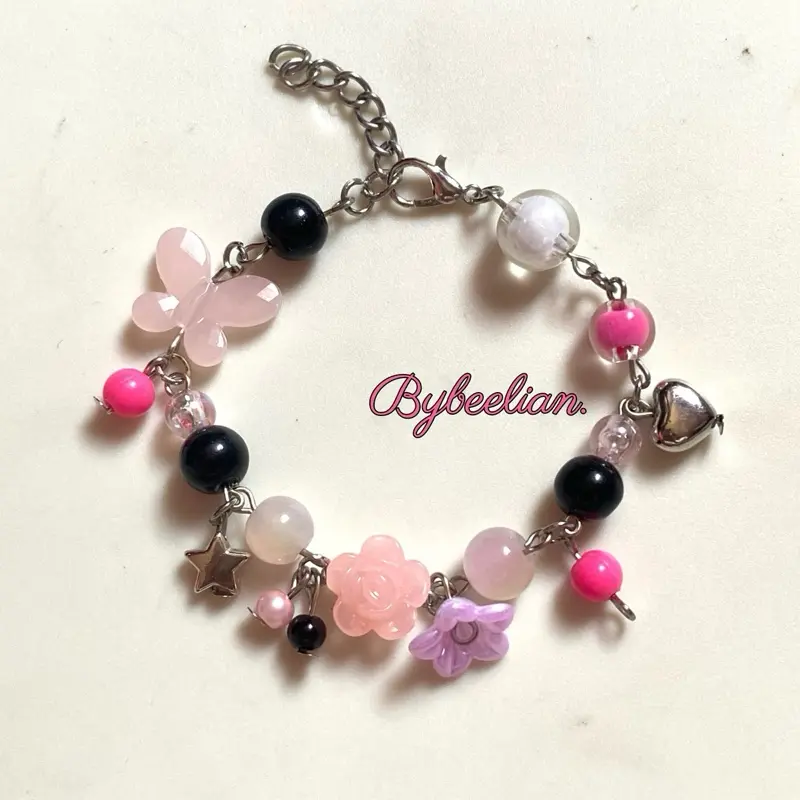 Gelang y2k | Gelang Manik Rantai | Beads Bracelet | Gelang Paku 9 2