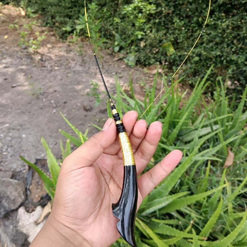 joran wader/benteur 80cm super lentur (emas) 3