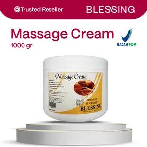 Massage Cream Blessing1000 Gram / 1Kg - Krim Pijat Urut salon 1Kg - blessing krim pijat urut