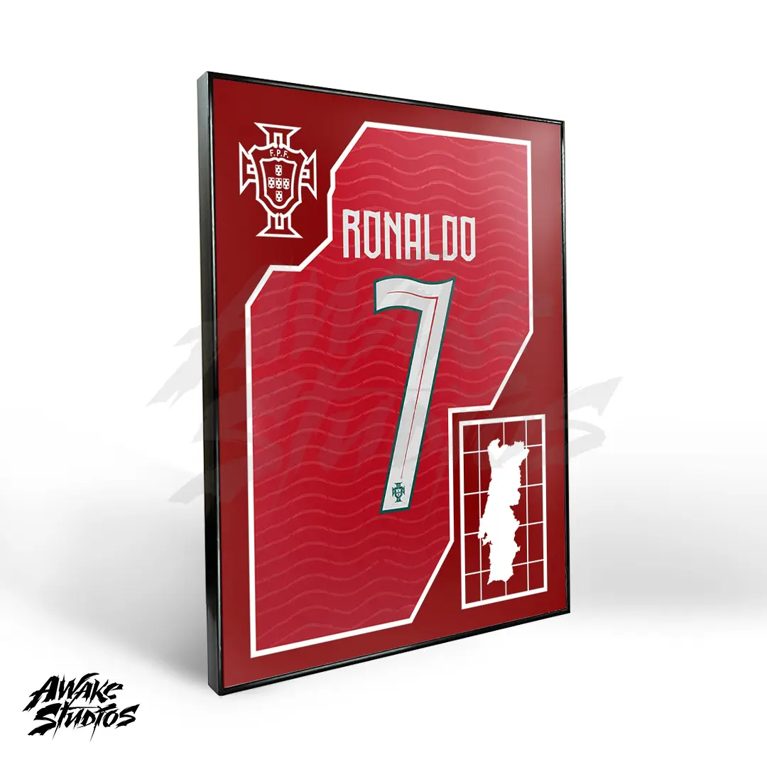 Frame Poster Jersey Cristiano Ronaldo | Poster CR7