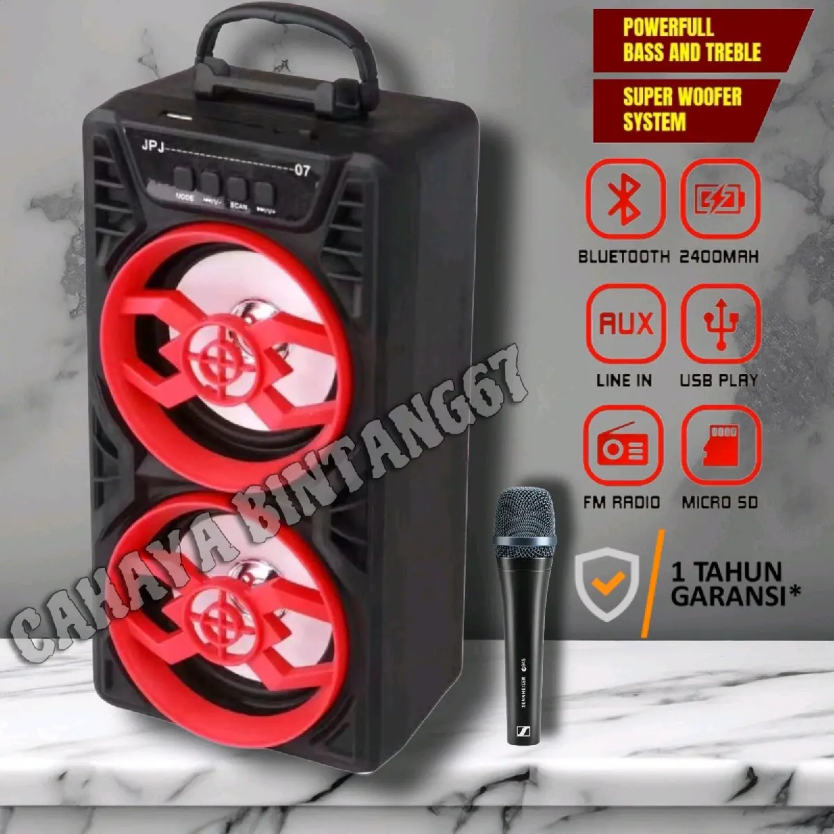 BISA BAYAR DITEMPAT SPEAKER BLUETOOTH FULL BASS DAPAT GRATIS MIC SALON AKTIF LOUSPEKER BESAR