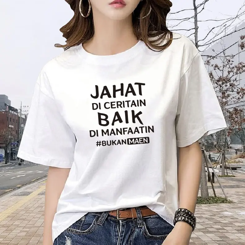 Vidi Fashion JKT-KAOS DISTRO / BELI 3 GRATIS HEADSET EXTRA BAS / KAOS KATA-KATA KEREN / KAOS DISTRO WANITA KOREAN STYLE / KAOS DISTRO PRIA / KAOS WANITA LENGAN PENDEK / KAOS KEKINIAN / KAOS KATUN COMBED /KAOS OBLONG /T-SHIRT / KAOS ADEM TEBAL MURAH ,Cewek