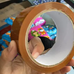 Lakban Packing Murah Paket 6 pcs Bening Transparan Coklat