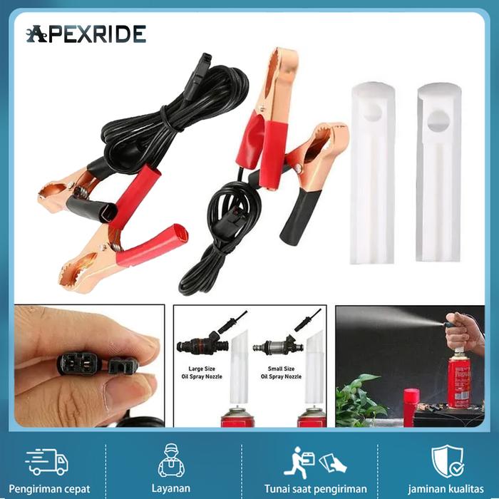 Promo ID-Apexride Adapter Alat Pembersih Nozzle Injektor Motor Mobil ...