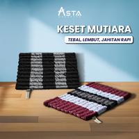Gambar Royalton Keset Kaki Serap Air Kain Anyam Mutiara Tebal 30 x 48 cm - Warna, 1 pcs dari Asta Homeware Kab. Sidoarjo 1 Tokopedia