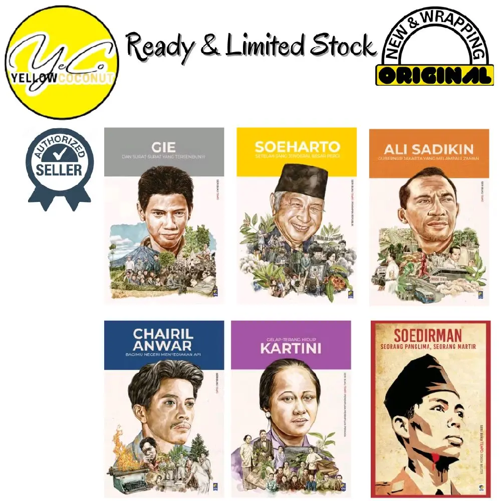 Seri TEMPO Soeharto | Gie | Ali Sadikin | Sudirman | Chairil Anwar | Kartini | Wiji Thukul | Ali Moeetopo - Tempo