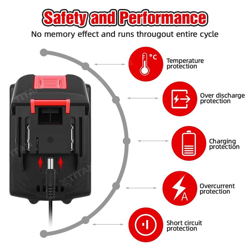 88V/388VF Cordless Drill Battery Rechargeable Lithium Li-Ion Battery/Angle Grinder/Electric Wrench/Car Washer/Chain saw 3