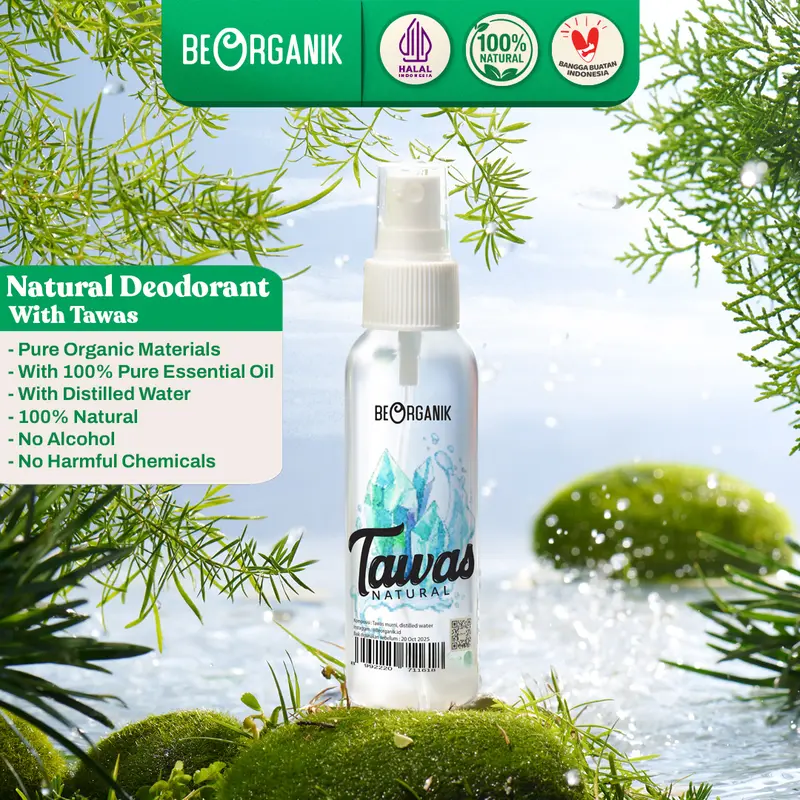 Tawas Spray Beorganik ORIGINAL / Crystal Deodorant / Natural Deodorant Spray Untuk Bau Ketiak/Tubuh 5