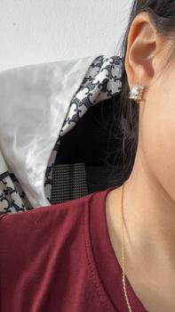 Product Review of Bông tai Hội M47 Không đen bền màu thiết kế lovely Thích hợp chị em đeo thêm xinh Voi Hoa from H**n N**n 0