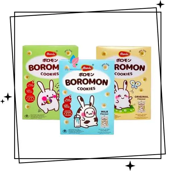 1BOX Monde Boromon Cookies 1 tahun+ 100GR / Monde Cookies Boromon / Cemilan Anak Food Snack Bayi