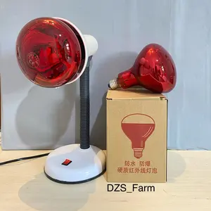 Alat Fisioterapi Lampu Infrared Glossy + Fitting Lampu Putih - Melancarkan Peredaran Darah