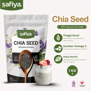 Safiya Chiaseed Organik 1 Kg Chia Seed Natural Premium