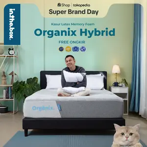 [Free Mattrass Protector & Bantal] Kasur Spring Bed IN THE BOX ORGANIX Hybrid