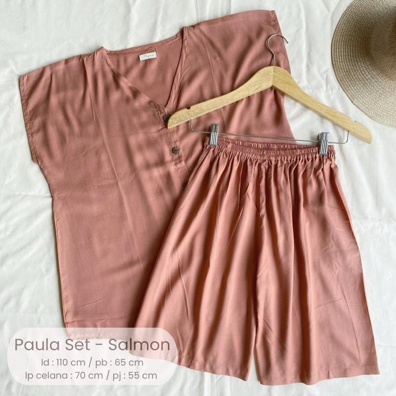 Paula Set Setelan Rayon Polos Busui Adem regular xl 3