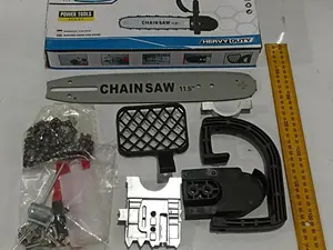 MOLLAR Mini Chainsaw Gerinda Gergaji Potong Kayu Chain Saw Senso Gergaji Potong Kayu Adaptor Gerinda 4" Japan Technology