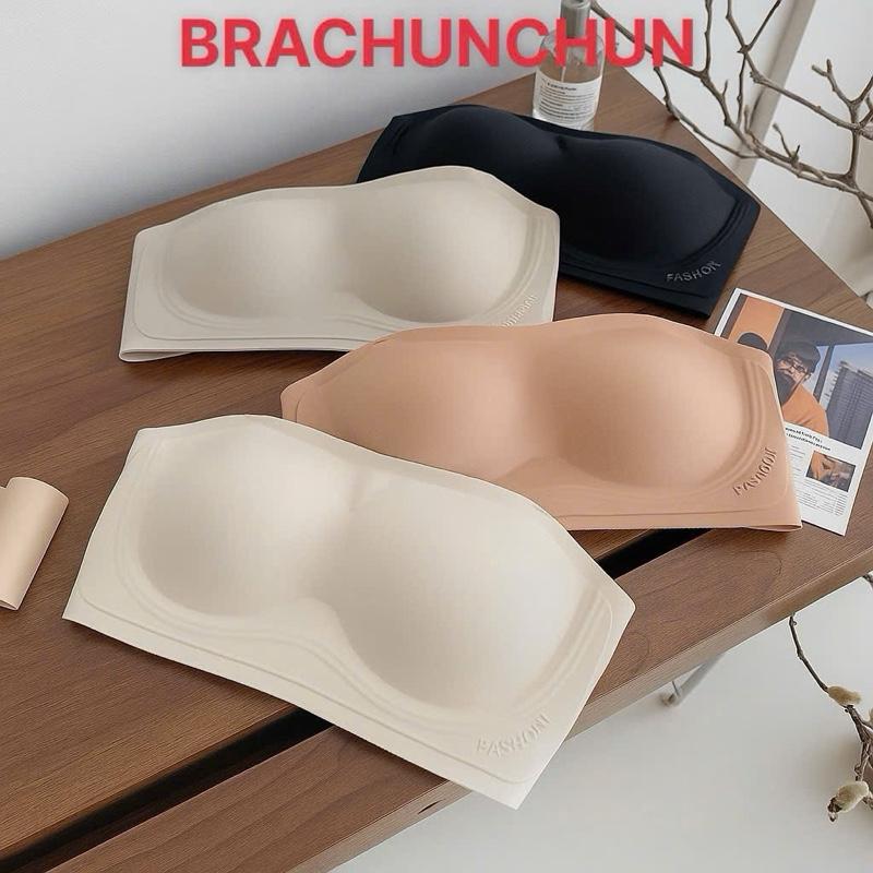 Deal Mở Bán- Áo lót áo quây không dây chống tụt đệm mỏng 1cm Áo bra cup ngang mặc ôm không lộ viền M11