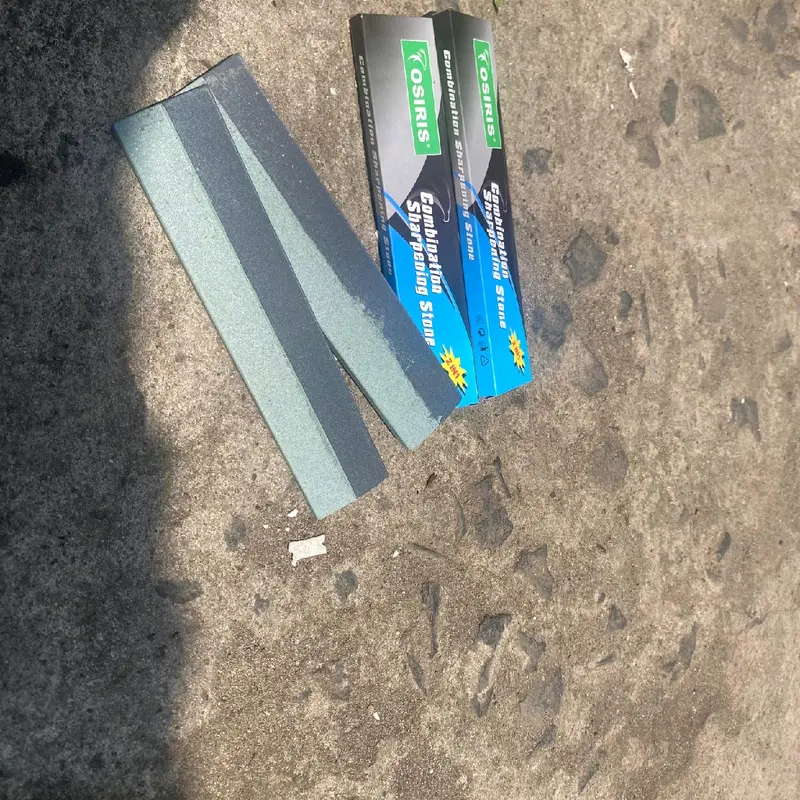 Batu asah Pisau Sadap Karet Merek Osiris - Batu Asahan - Knife 5