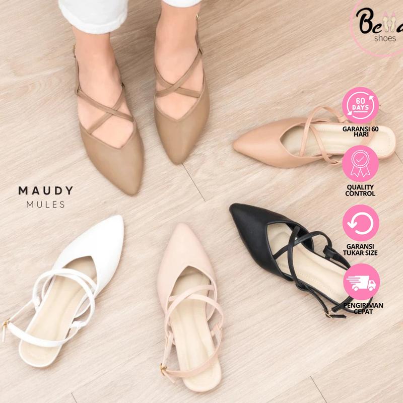 Bellashoesjkt Maudy Mules Wanita 1