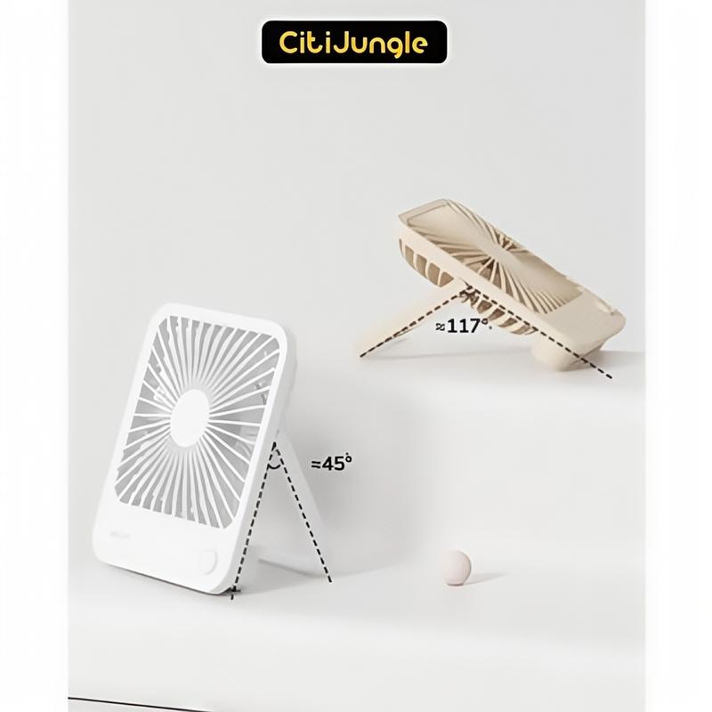 Quạt Để Bàn Tích Điện Morein Xoay 180 Độ Phụ Kiện Usb - Pin 1500mAh Sử Dụng Được Lâu - Bảo Hành 12 Tháng 4