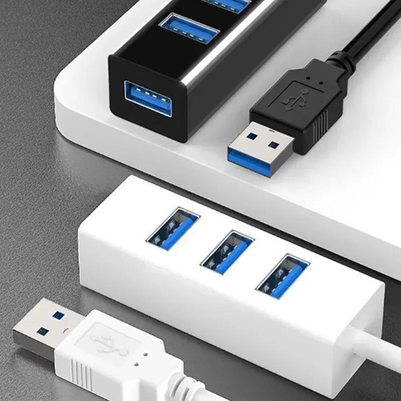 USB multi hub USB sử dụng trung tâm phân chia bộ chuyển đổi nguồn 4 máy mở rộng…