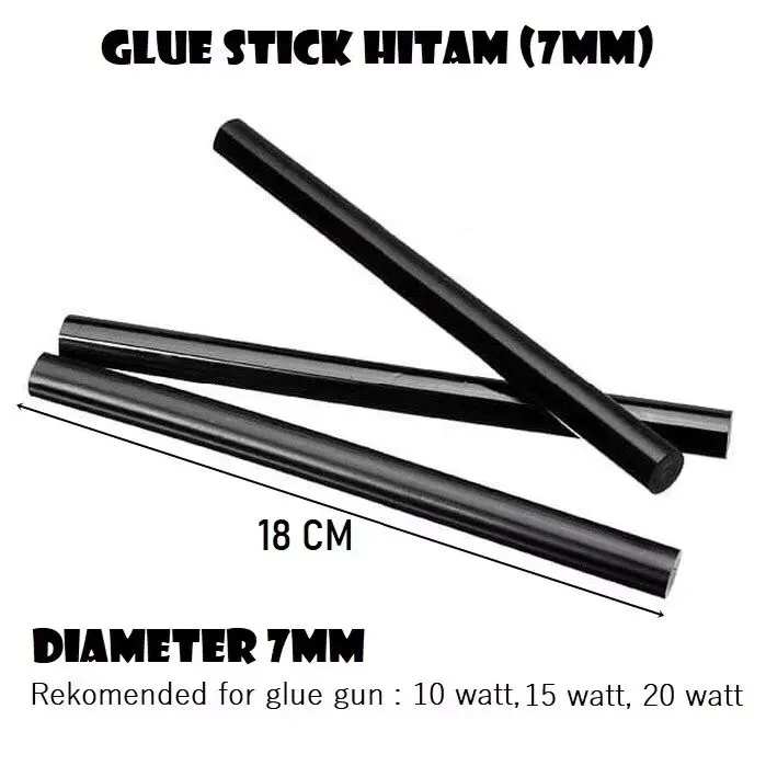 Lem Bakar Hitam German Kuat Anti Bocor Lem Tembak Glue Gun Plastik/ refil lem tembak