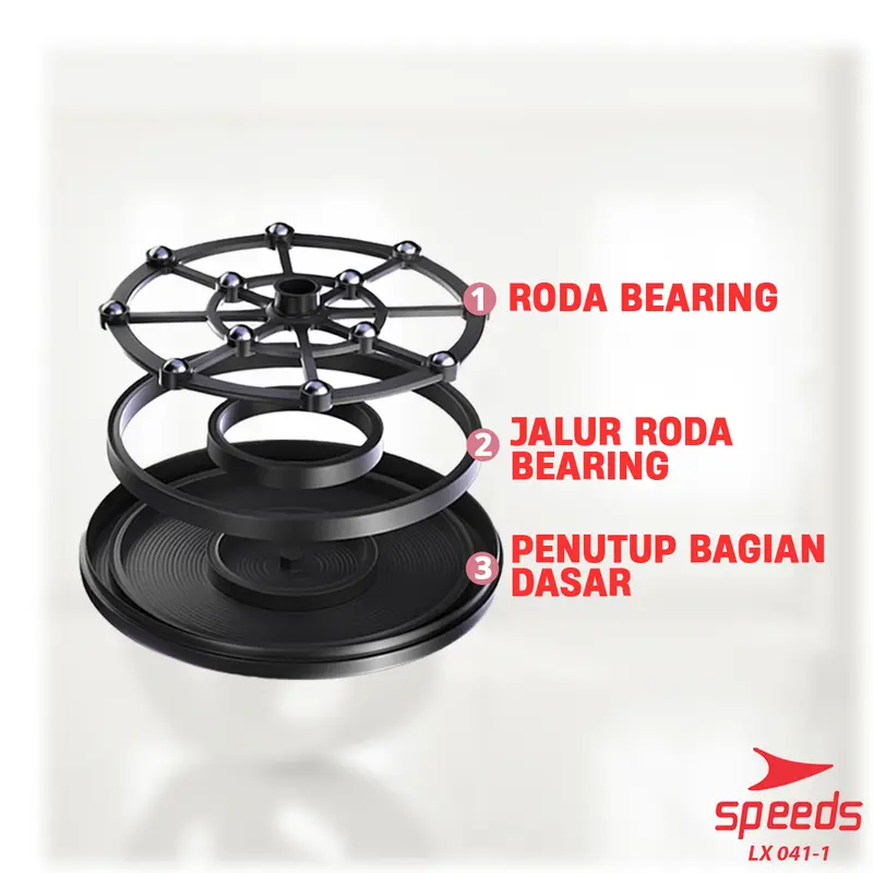 Speeds Waist Twisting Jogging Trimmer Non Magnetic Alat Olahraga Putar Kaki Pelangsing Badan Untuk Mengecilkan Perut dan Paha 041-1 4
