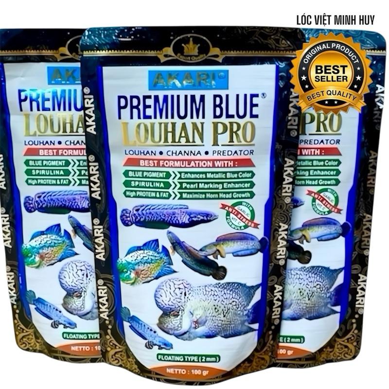 Cám AKARI Blue Hỗ Trợ Sắc Tố Xanh Dương Cho cá Lóc Lạnh cám akari akari blue